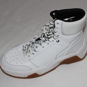 VERSACE WHITE HIGH TOP SNEAKER EU42/ US9
